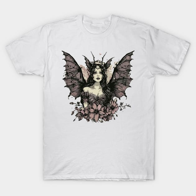 goth fairy T-Shirt by Tiny crafty aliens